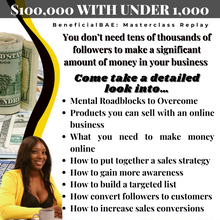 Load image into Gallery viewer, Beneficial BAE 100k with 1000 followers