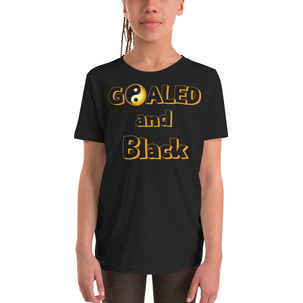 GOALED AND BLACK Youth Short Sleeve T-Shirt